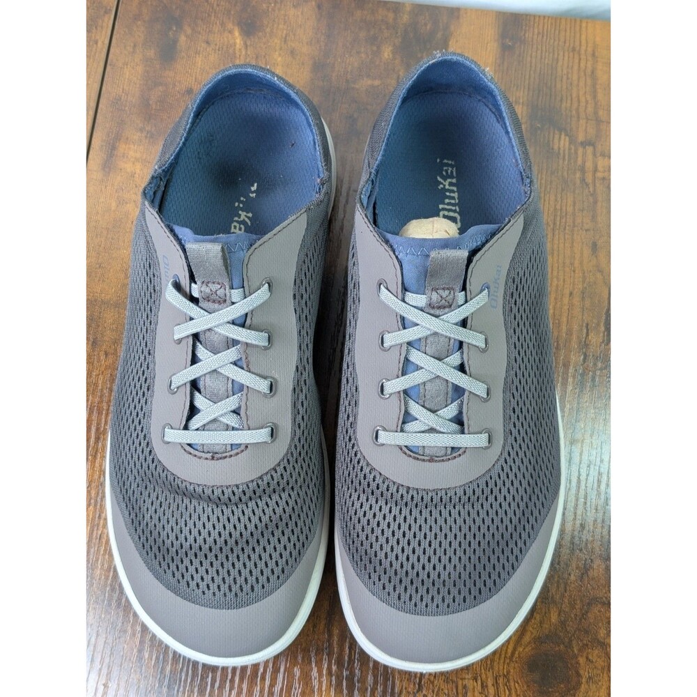 Olukai Men’s Size M9 Moku Pae Slip On Boat Gray EU 42 Sneaker Shoes - Picture 3 of 12